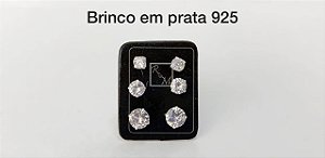 Brinco trio em prata 925