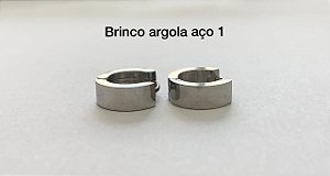 brinco argola aço