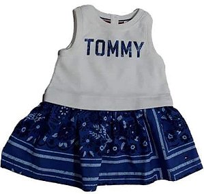Vestido bebe floral Tommy Hilfiger