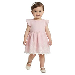 Vestido Bebe Calvin Klein Jeans Rosa