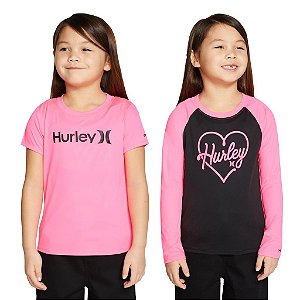 Kit 2 Camisetas Proteção solar UPF50 Hurley