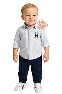 Conjunto com camisa Tommy