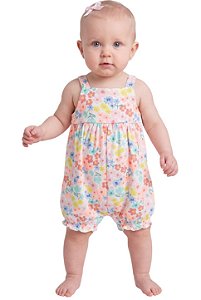 Romper Carterrs Floral De Algodão