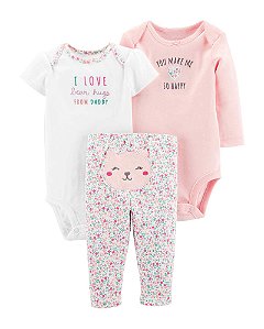 Conjunto Ursinha  Carters 3 Peças