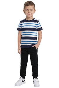 Camiseta Infantil Tommy Hilfiger Listras