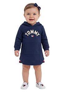 Vestido Bebê Tommy Hilfiger em Moletinho