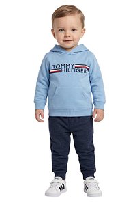 Conjunto em Moletom Baby Tommy Hilfiger