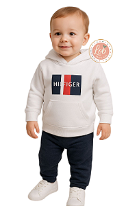 Conjunto em Moletom Baby Tommy Hilfiger