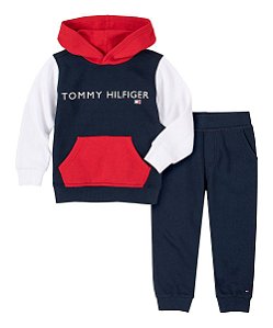 Conjunto em Moletom Kids Tommy Hilfiger