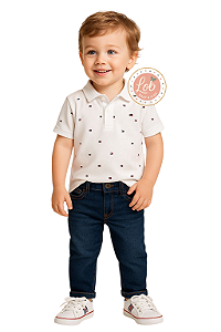 Calca Jeans reta  Baby Tommy Hilfiger
