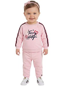 Conjunto em Moletom Baby Tommy Hilfiger