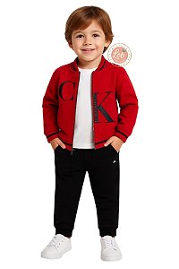 Conjunto em Moletom Kids Calvin Klein