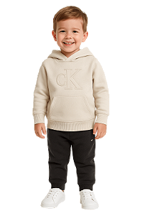 Conjunto em Moletom Kids Calvin Klein