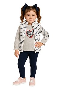 Conjunto Kids 3 Peças Colete Tommy Hilfiger