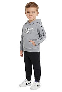 Conjunto Infantil Calvin Klein Moletom com Capuz