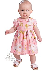 Vestido Bebê Carter’s Little Planet Floral em Algodão Orgânico