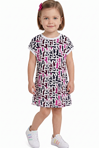 Vestido em Moletom Kids Tommy Hilfiger