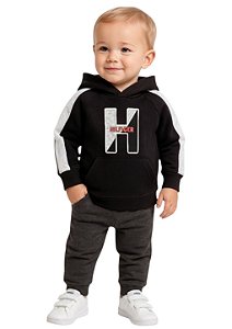 Conjunto Bebê Tommy Hilfiger Moletom com Fleece