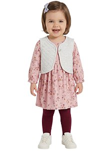 Vestido 3 peças ML Floral Carters
