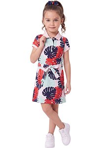 Vestido Kids Gola Polo Tommy Hilfiger