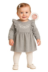 Vestido e Meia-Calça Bordados Carters