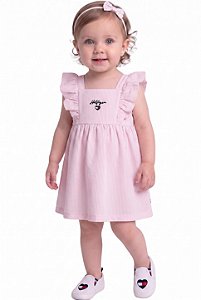 Vestido Infantil Tommy Hilfiger Rosa bebe