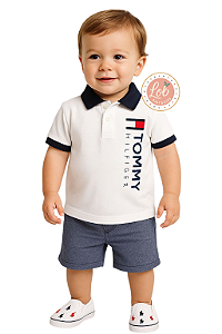 Conjunto Baby Polo Tommy Hilfiger
