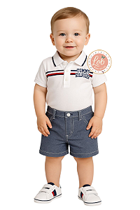 Conjunto Baby Polo Tommy Hilfiger