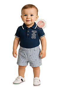 Conjunto Baby Polo Tommy Hilfiger