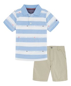 Conjunto Baby Polo Tommy Hilfiger