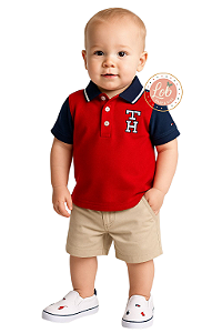 Conjunto Baby Polo Tommy Hilfiger