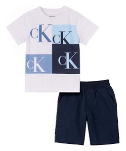 Conjunto em Moletom Kids Calvin Klein - LOB BABY KIDS ARTIGOS INFANTIS