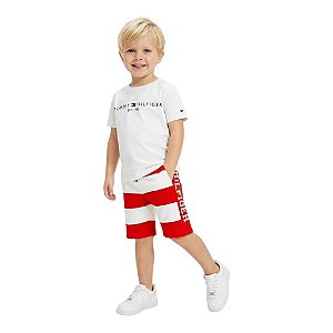 Bermuda em Moletom Tommy Hilfiger