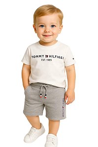 Bermuda em Moletom Tommy Hilfiger
