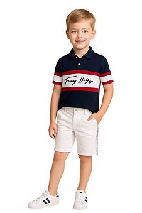Camisa Gola Polo Kids Tommy Hilfiger