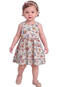 Vestido Bebê Ralph Lauren Floral