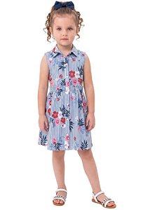 Vestido Infantil Tommy Hilfiger Floral