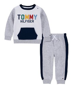 Conjunto em Moletom Baby Tommy Hilfiger