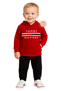 Conjunto em Moletom Baby Tommy Hilfiger