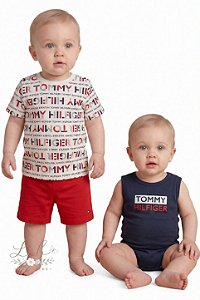 Conjunto 3 Peças Bebê Tommy Hilfiger
