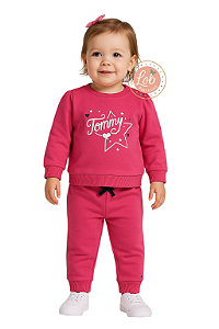 Conjunto em Moletom Baby Tommy Hilfiger