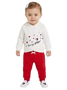 Conjunto em Moletom Baby Tommy Hilfiger