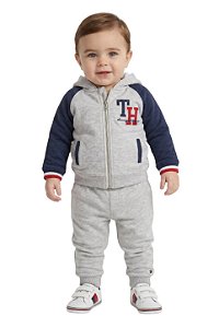 Conjunto em Moletom Bebe Tommy Hilfiger