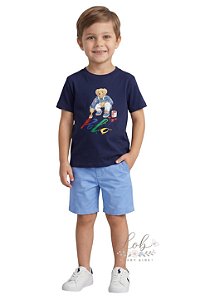 Camiseta Infantil Polo Bear Ralph Lauren