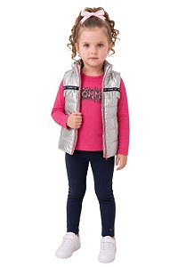 Conjunto Kids 3 Peças Colete Tommy Hilfiger