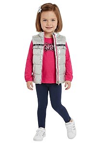 Conjunto Kids 3 Peças Colete Tommy Hilfiger