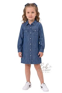 Vestido Infantil ML Jeans Tommy Hilfiger