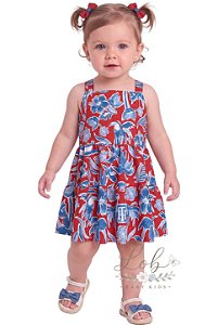 Vestido Bebê Tommy Hilfiger