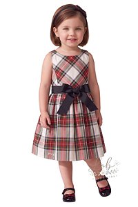 Vestido Infantil Polo Ralph Lauren Festa Xadrez