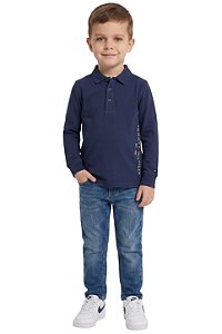 Camisa ML Gola Polo Kids Tommy Hilfiger